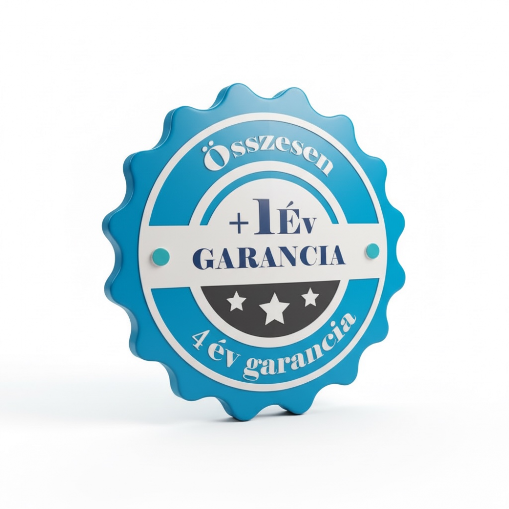 Kiterjesztett garancia + 1 év (MMA 160, SteelVion 140)