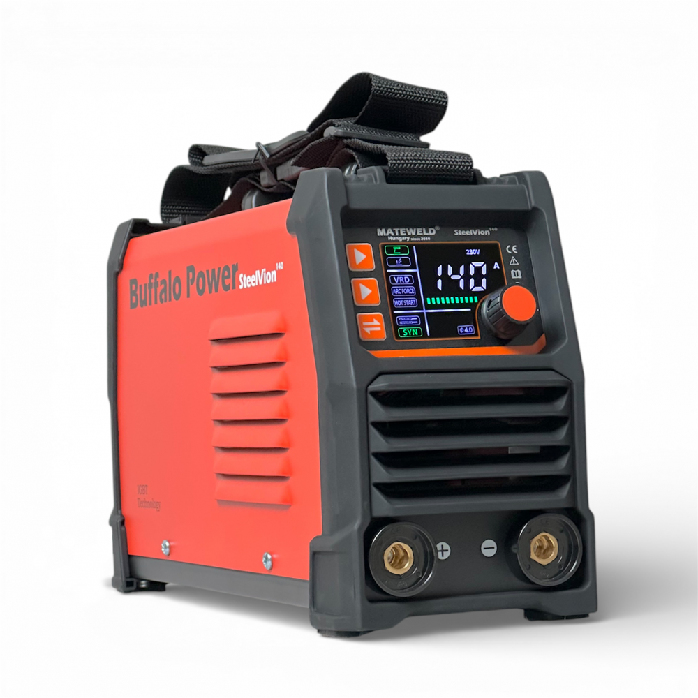 MATEWELD Hungary Buffalo Power SteelVion 140 inverteres hegesztő + Lift-Tig funkció
