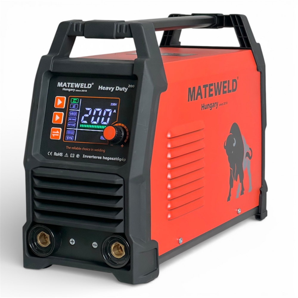 MATEWELD Hungary Buffalo Power™ Heavy Duty 200 inverteres hegesztő + Lift-Tig funkció/OUTLET TERMÉK