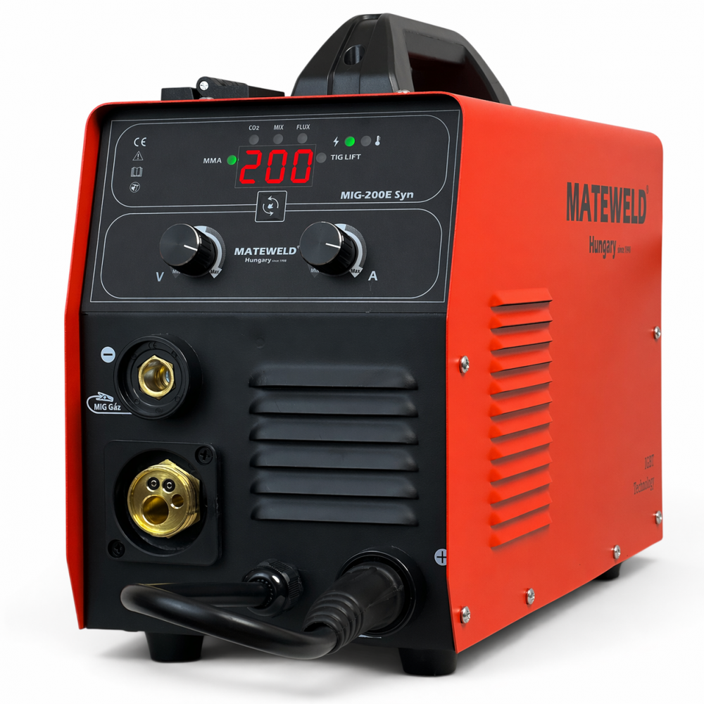 MATEWELD Hungary Buffalo Power™ MIG-200E Syn inverteres hegesztő