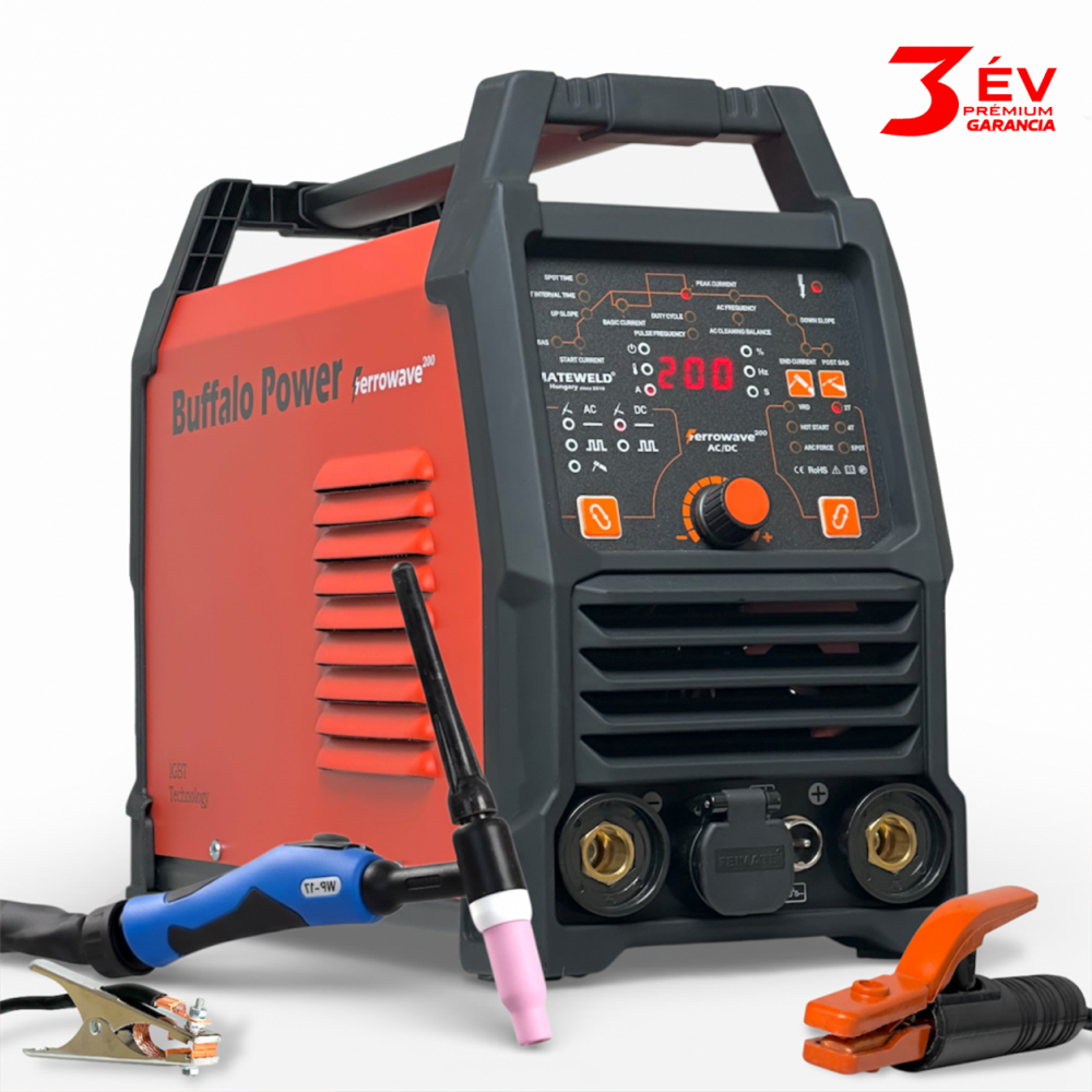 MATEWELD Buffalo Power FerroWave 200 AC/DC awi inverteres hegesztőgép